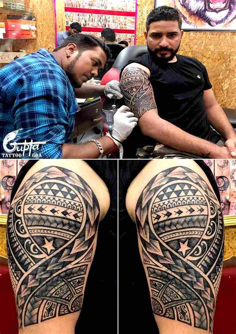 Little Known Facts About Mauri Tribal half sleeve tattoo on shoulder.