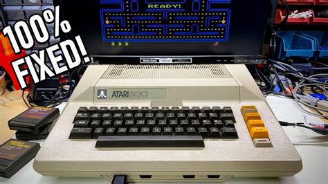 Atari 800 keyboard fix (Mitsumi membrane) - YouTube