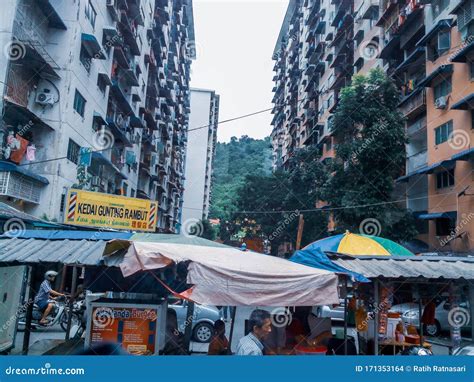 Penang, Malaysia - May 22, 2016 : Traditional Market of Penang City ...