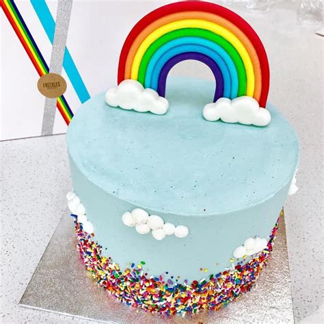 Rainbow Cake #unicorncake | Rainbow birthday cake, Birthday cake kids, Kids cake