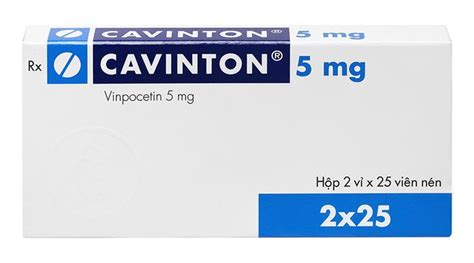 Công dụng thuốc Cavinton 5mg | Vinmec