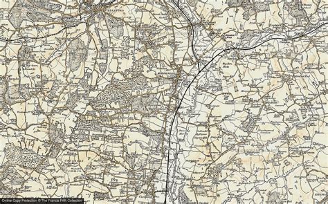 Historic Ordnance Survey Map of Broxbourne, 1898