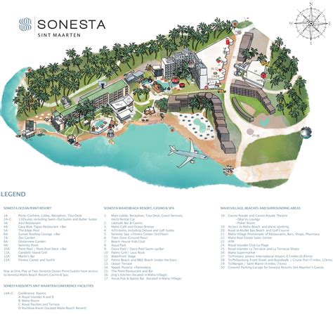 Resort Map | Sonesta Maho Beach Resorts | St.Maarten