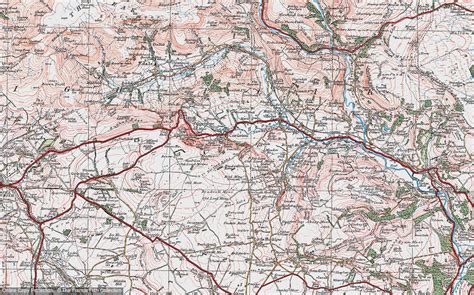 Historic Ordnance Survey Map of Castleton, 1923