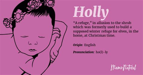 Holly Name Meaning, Origin, Popularity, Girl Names Like Holly - Mama Natural