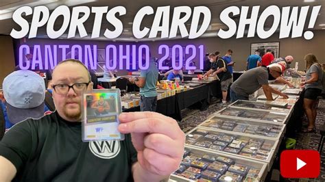 Sports Card Show with 40+ Tables in Canton Ohio 2021 - YouTube