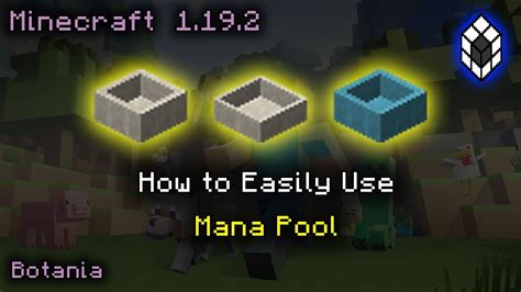 Mana Pool Tutorial | Botania Mod | Minecraft - YouTube