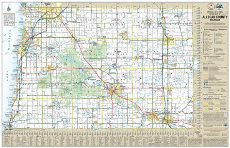 Allegan County Maps - Map Of West