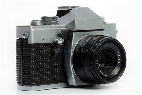 Vintage 35 mm Photo camera stock image. Image of folding - 7670947