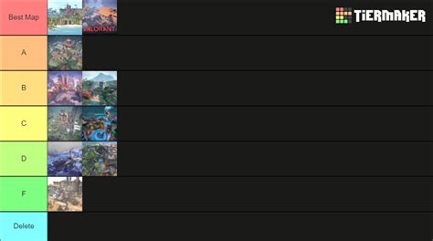 Valorant Map Tier List (Community Rankings) - TierMaker