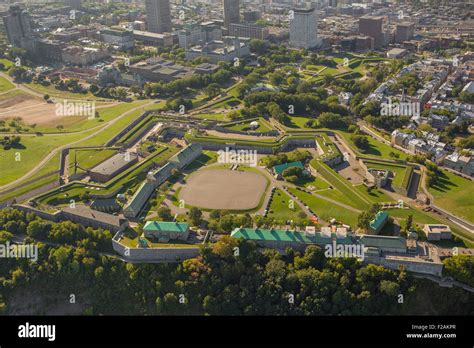 The Citadelle de Quebec is pictured in this aerial photo in Quebec city Stock Photo - Alamy