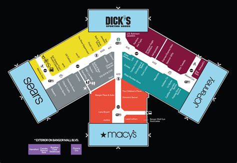 Maine Mall Map | World Map 07