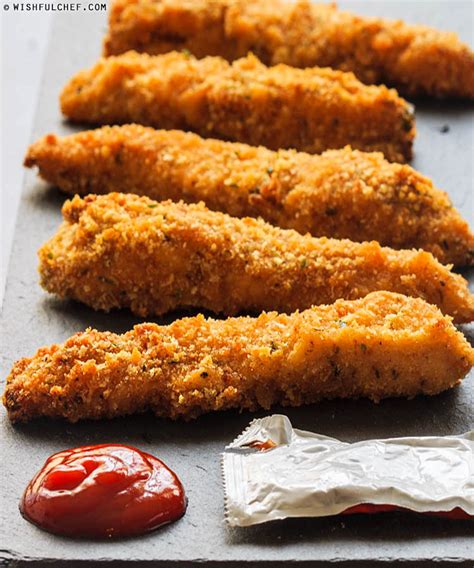 Oven Baked Buttermilk Chicken Strips - Wishful Chef