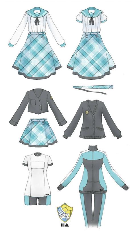 DA-Youkoso Uniform Design by Nyanfood | Designer de roupa, Roupas, Roupas artísticas