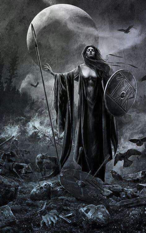 Pin by The man on Grim Reaper | Norse goddess, Celtic goddess, Dark art