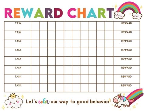 2 Free Reward Chart for Kids Printables - Freebie Finding Mom