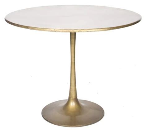 Gold Tulip Table | Tulip table, Dining table marble, Round pedestal ...