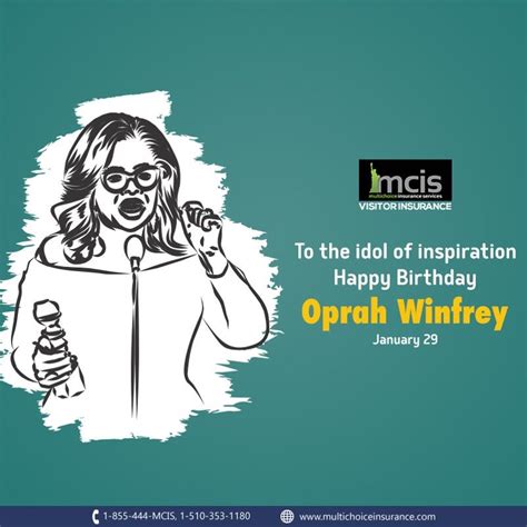 Here’s wishing #OprahWinfrey a birthday filled with happiness and beautiful memories. #MCIS # ...