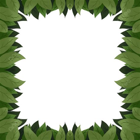 Green Leaves Border Png Clipart Border Clipart Down Frame Green Porn ...