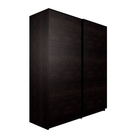 PAX Wardrobe with sliding doors, black-brown, Malm black-brown - Design and Decorate Your Room in 3D