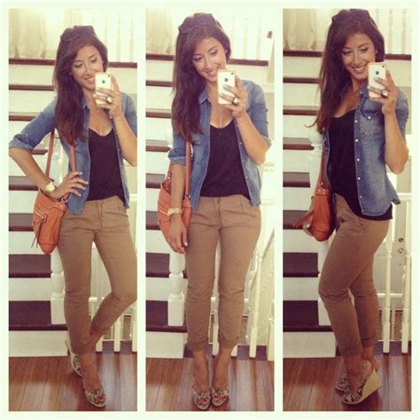 Twitter / Recent images by @MimiIkonn | Khaki pants women, Fashion, Women khaki pants outfit