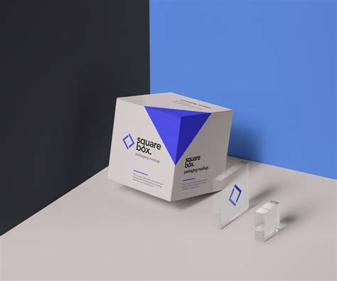 Square-Box-Packaging-PSD-Mockup - Free Mockup