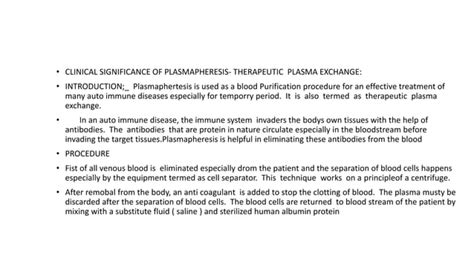 Plasmapheresis_ procedure_applicationspptx | PPT