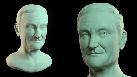 Likeness study Blender Sculpting Timelapse - YouTube