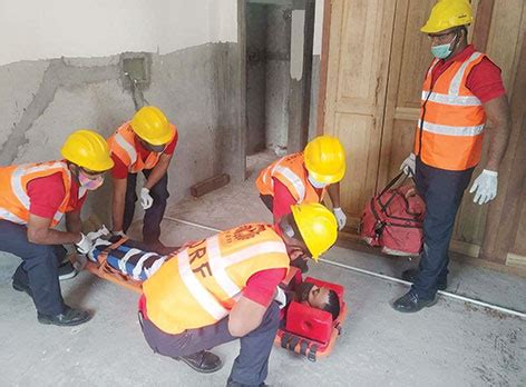 Mock drill on earthquake preparedness at SLHEP conducted | The ...