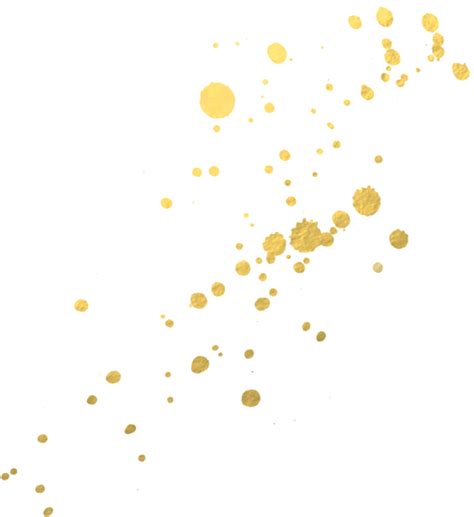 Gold Paint Splatter Transparent Background Png