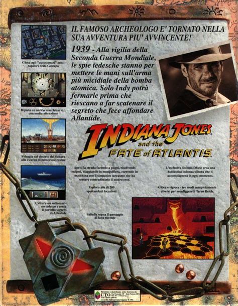 Indiana Jones and the Fate of Atlantis (1992) box cover art - MobyGames