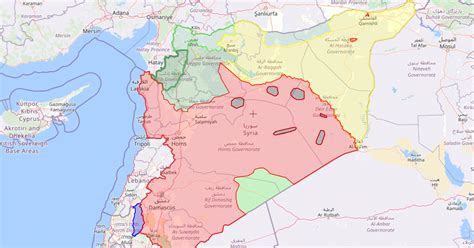 Day of news on live map - October, 22 2023 - Map of Syrian Civil War ...