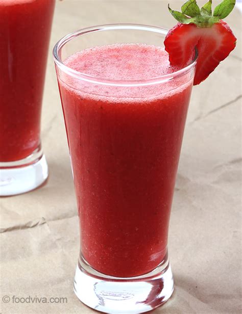 Strawberry Juice - Simple Juicing Recipe to Make Fresh Juice at Home