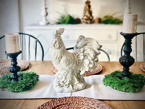 French country rooster decor/centerpiece in 2021 | Rooster decor, Country rooster decor ...