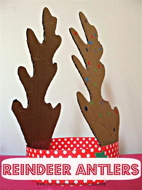 DIY Reindeer Antlers (made from recycled materials) | Christmas crafts ...