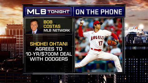 [Bob Costas] Baseball has to be admitting a sigh of relief right now. Had he (Ohtani) gone to ...