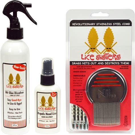 Amazon.com: Lice Sisters Repel Lice Prevention Leave-in Spray – Proactive Treatment for Nit and ...