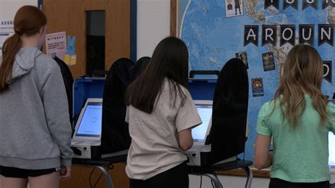 Frenship students in Lubbock cast real ballots, voting on new high school’s mascot and colors