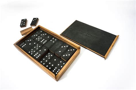 Premium Dominos Set Handmade Dominoes Set From Leather and - Etsy