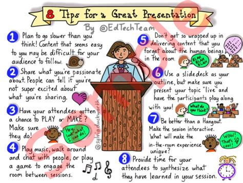 8 tips for a great presentation – SylviaDuckworth.shop