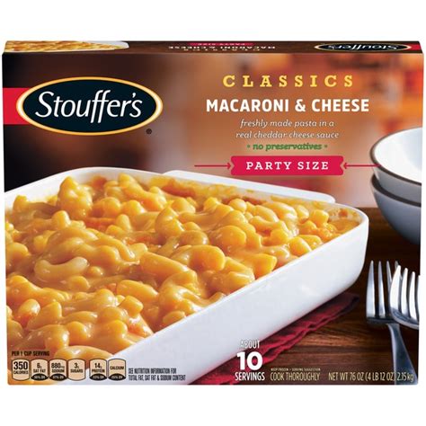 Stouffer's Party Size Macaroni & Cheese Frozen Entree from Food Lion - Instacart