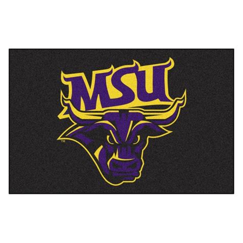 FanMats® 115 - Minnesota State University (Mankato) 19" x 30" Nylon Face Starter Mat with "MSU ...