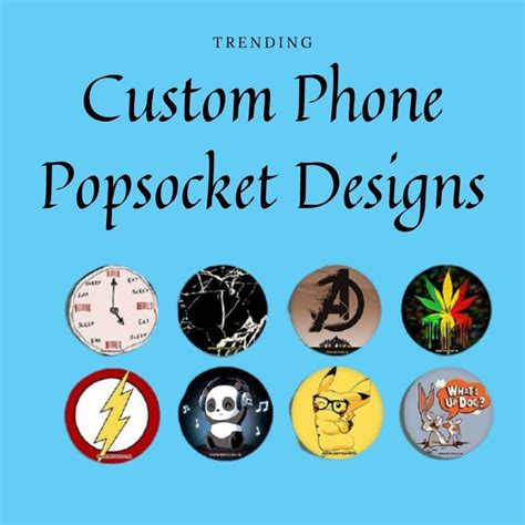 5 Trending Custom Phone Popsocket Designs | 'Monomousumi'