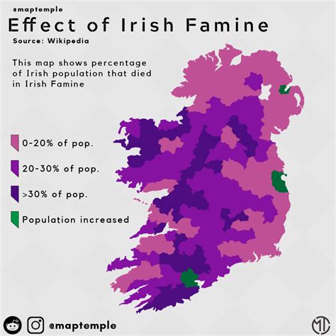 Irish Famine Mapped - Vivid Maps