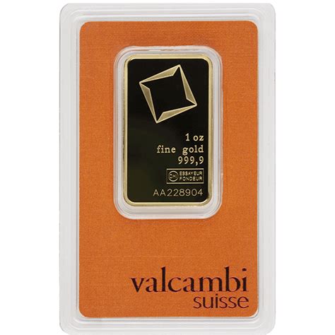 Buy 1 oz Gold Bar Valcambi | Gold Silver Market Update