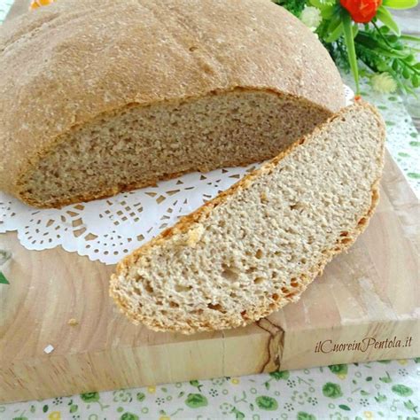 Pane integrale - Ricetta pane integrale Il Cuore in Pentola