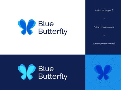 Blue Butterfly Logo by Insigniada - Branding Agency on Dribbble