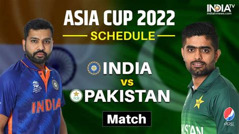 Here's entire schedule for Asia Cup, know date, time, venue and other details – India TV