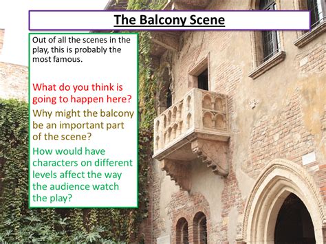 Romeo and Juliet Balcony Scene | Teaching Resources