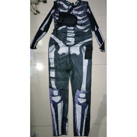 Adult Fortnite Skull Trooper Costume | Shopee Philippines